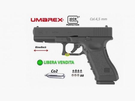 UMAREX GLOCK 17 gen 3 CO2 Kal.4,5mm Blowback