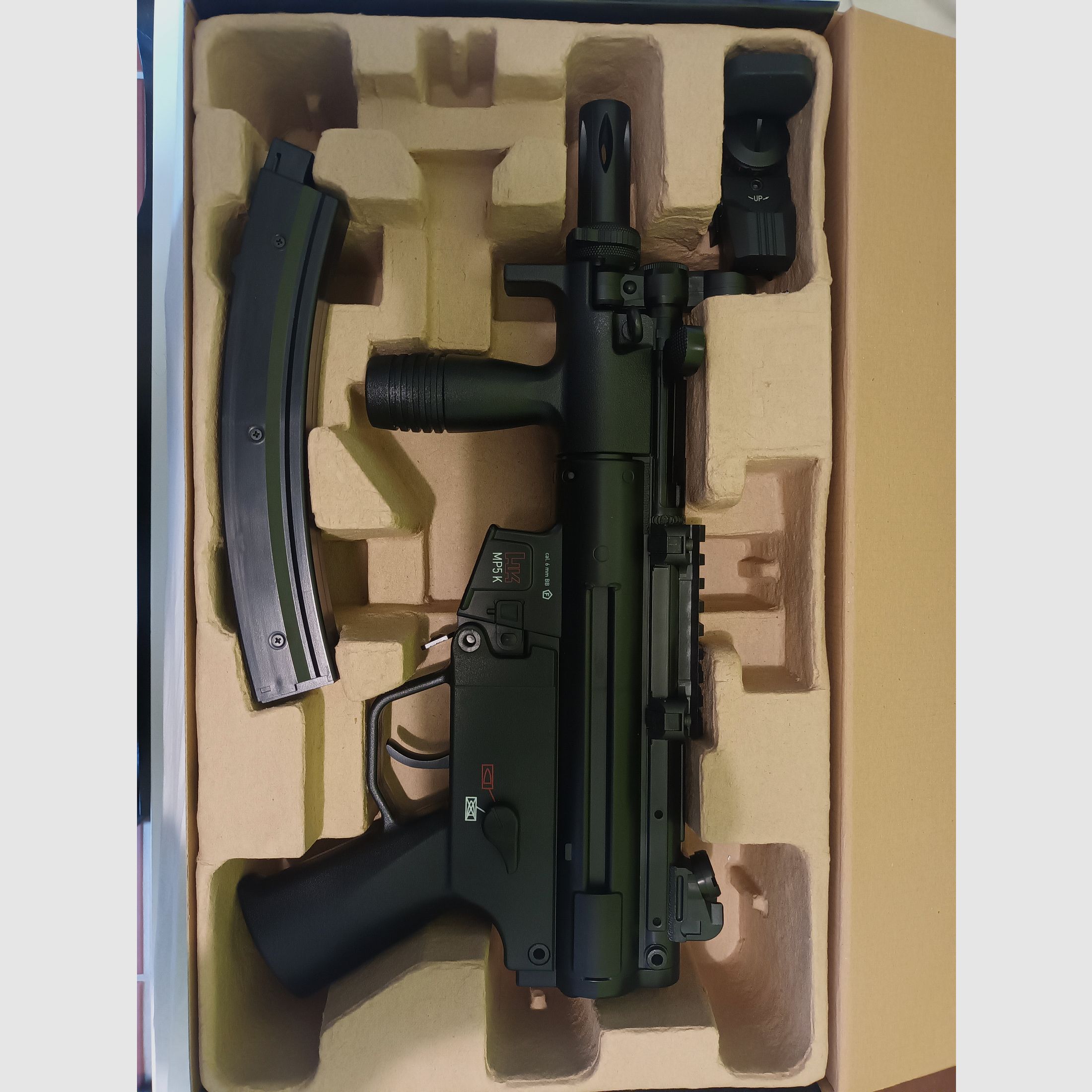 HK MP5K Co2 Airsoft inkl. ZUBEHÖR 