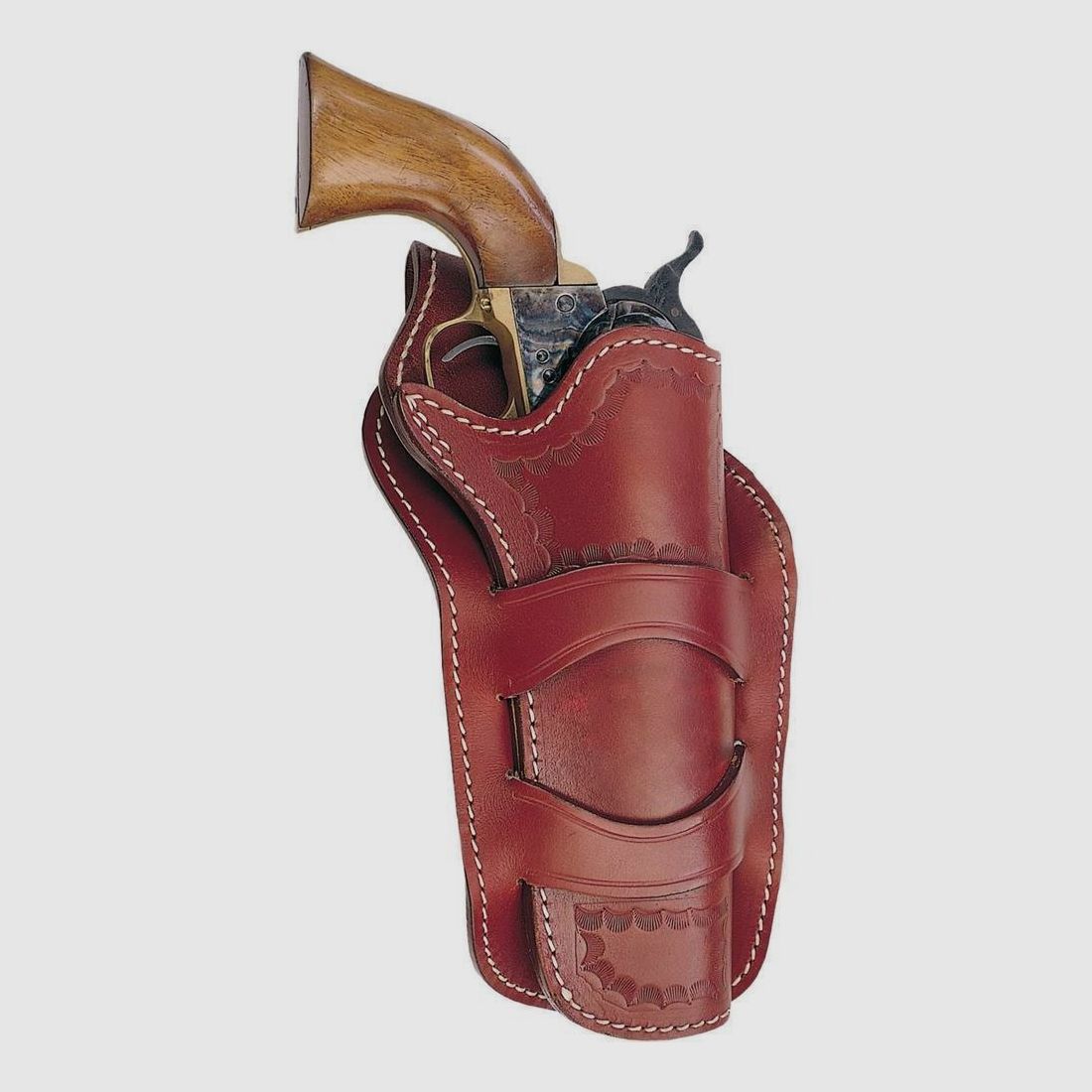 Westernholster Cross Draw für Single action 6,5" Revolver Rechtshänder