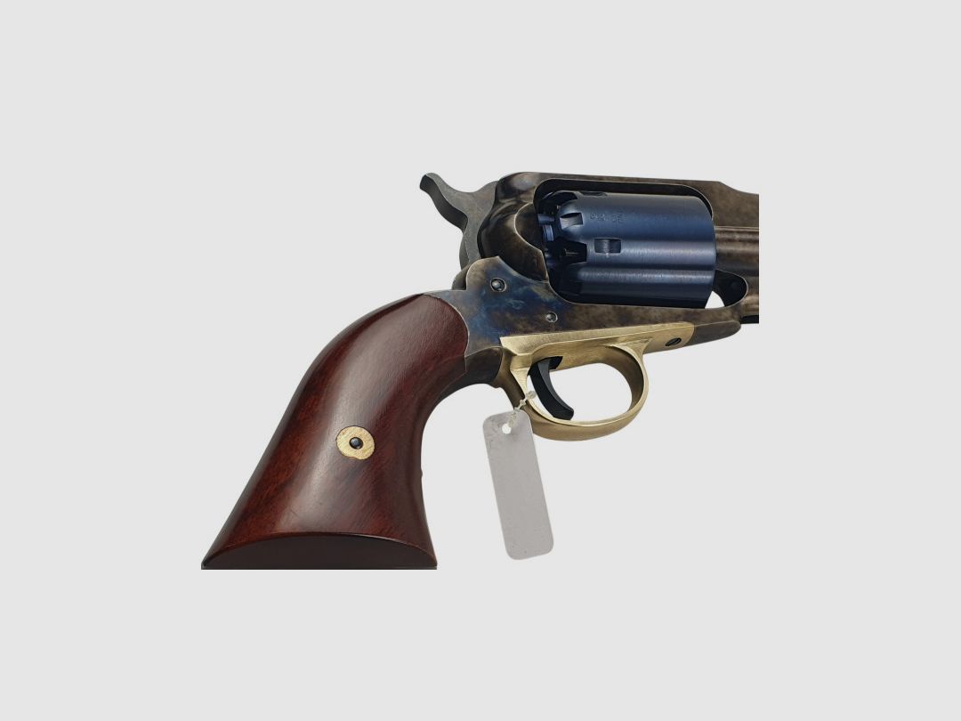 UBERTI OFFER! UBERTI REVOLVER 1858 NEW ARMY BLUE CHARCOAL CAL.44 BLACK POWDER BARREL 8", image 3 of 9