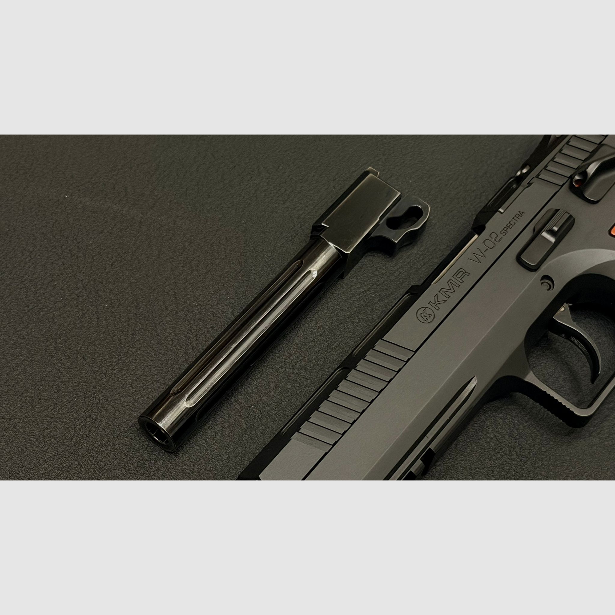 KMR W-02 Spectra OR 9mmLuger SA/DA | 5" pulgadas incluido 6" cañón intercambiable | IPSC | DSB | conjunto combinado, imagen 3 de 12