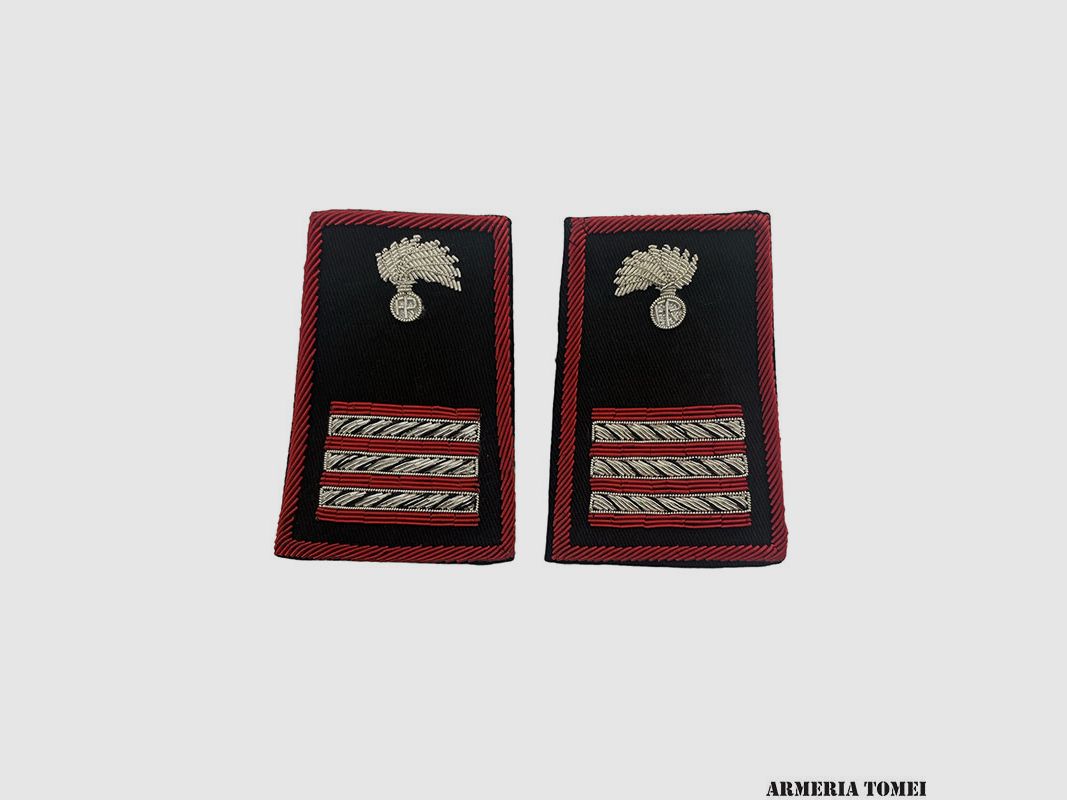 CARABINIERI – PAIR TUBULAR MARESCHALLO AIUTANTE IN CANOTTIGLIA (BLACK)