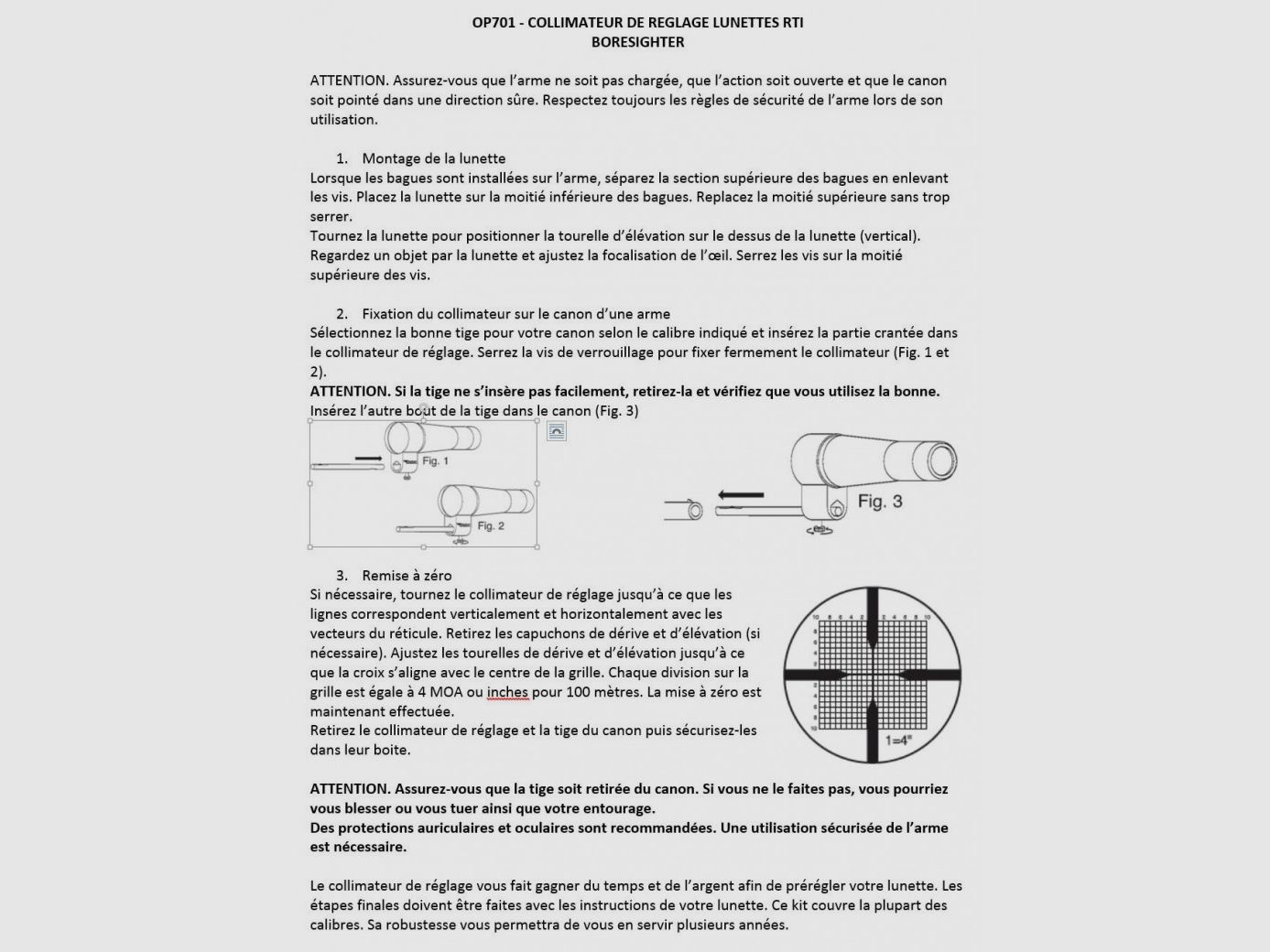Mirino regolabile per tutti i calibri, immagine 4 di 4