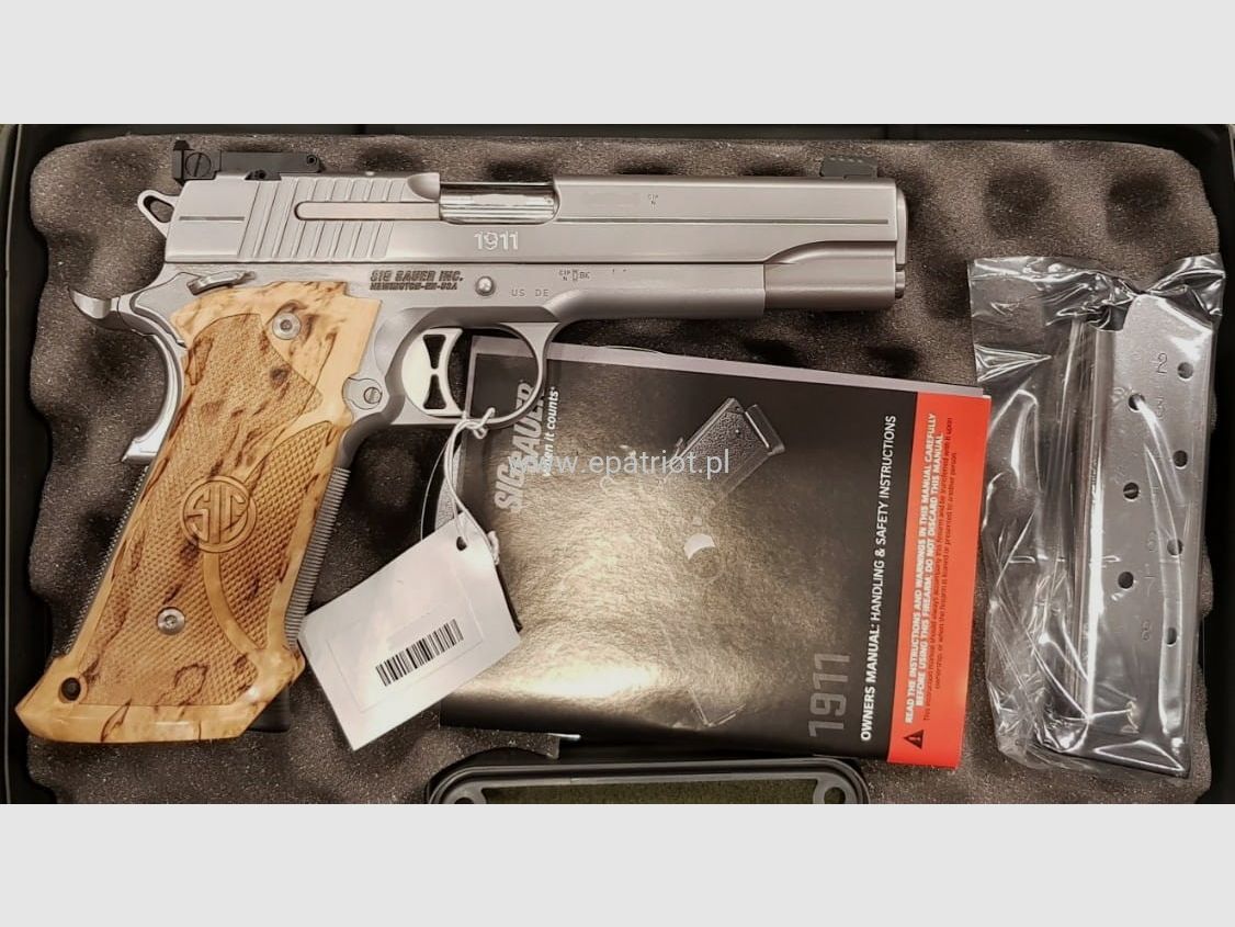 Pistola Sig Sauer 1911 STAINLESS SUPER TARGET