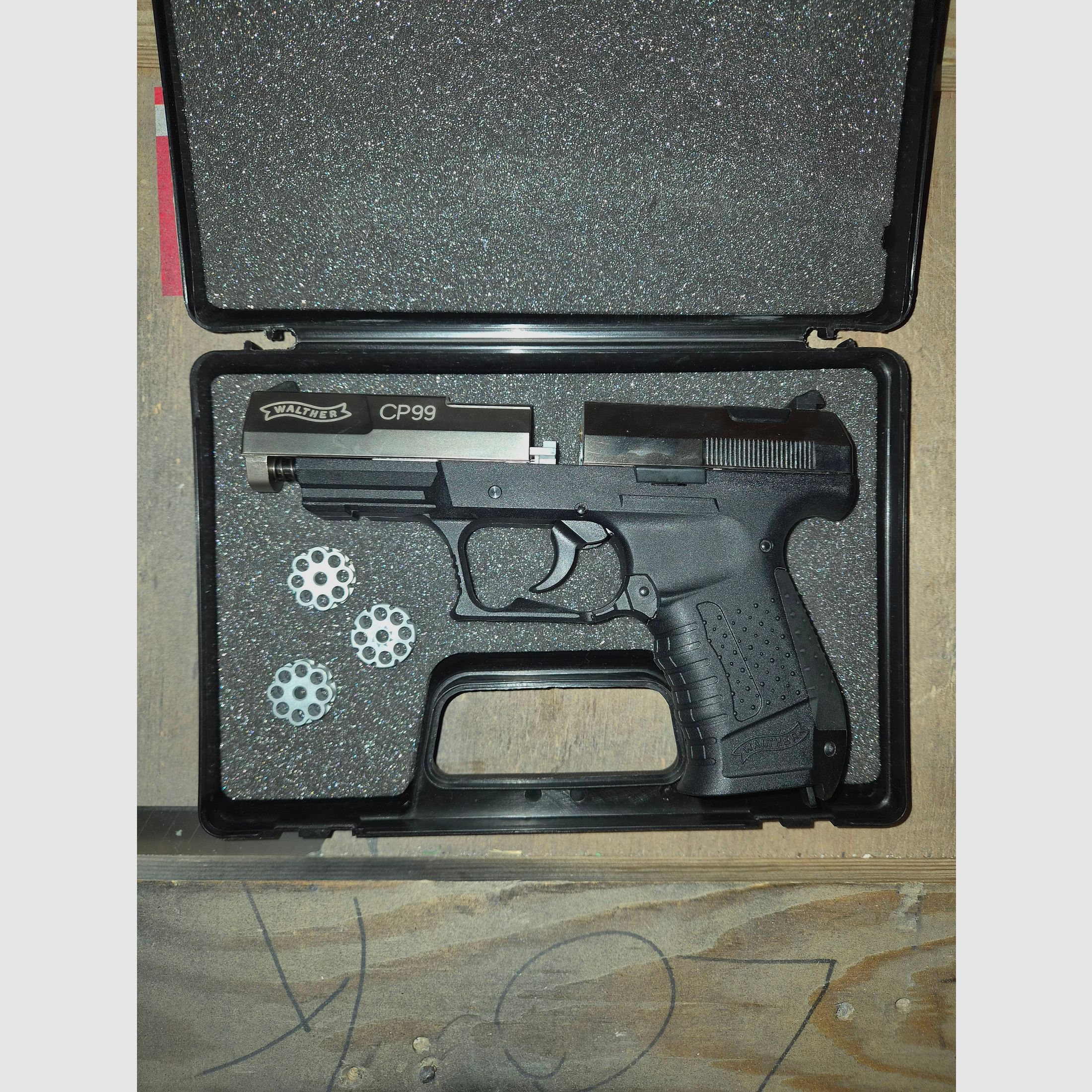 Walther CP99 Bicolor 4,5mm CO2 Luftpistole