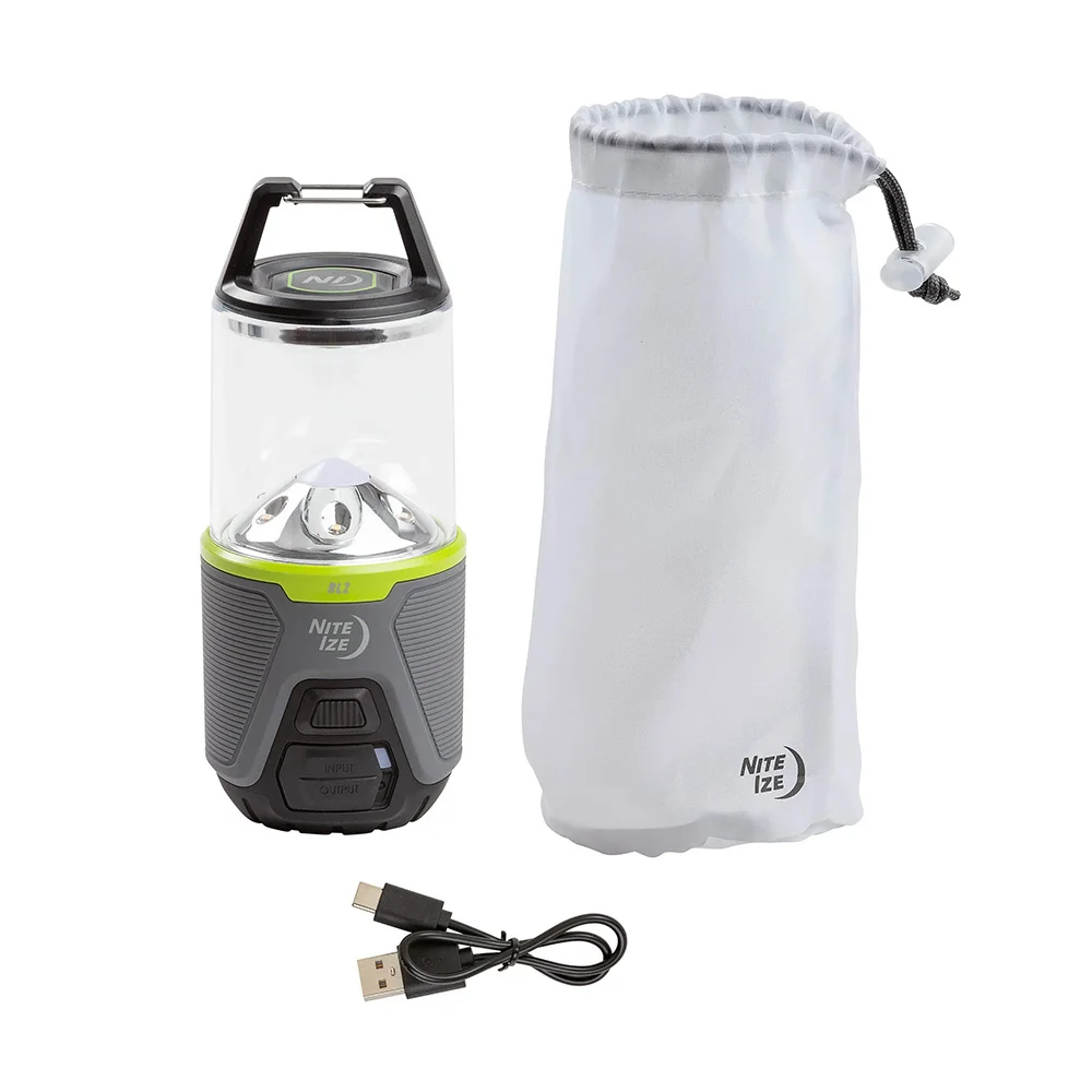 Rechargeable camping light Radiant® RL2™ – 400 lm – Gray / Green – RL2-17-R8 – Nite Ize, image 2 of 2