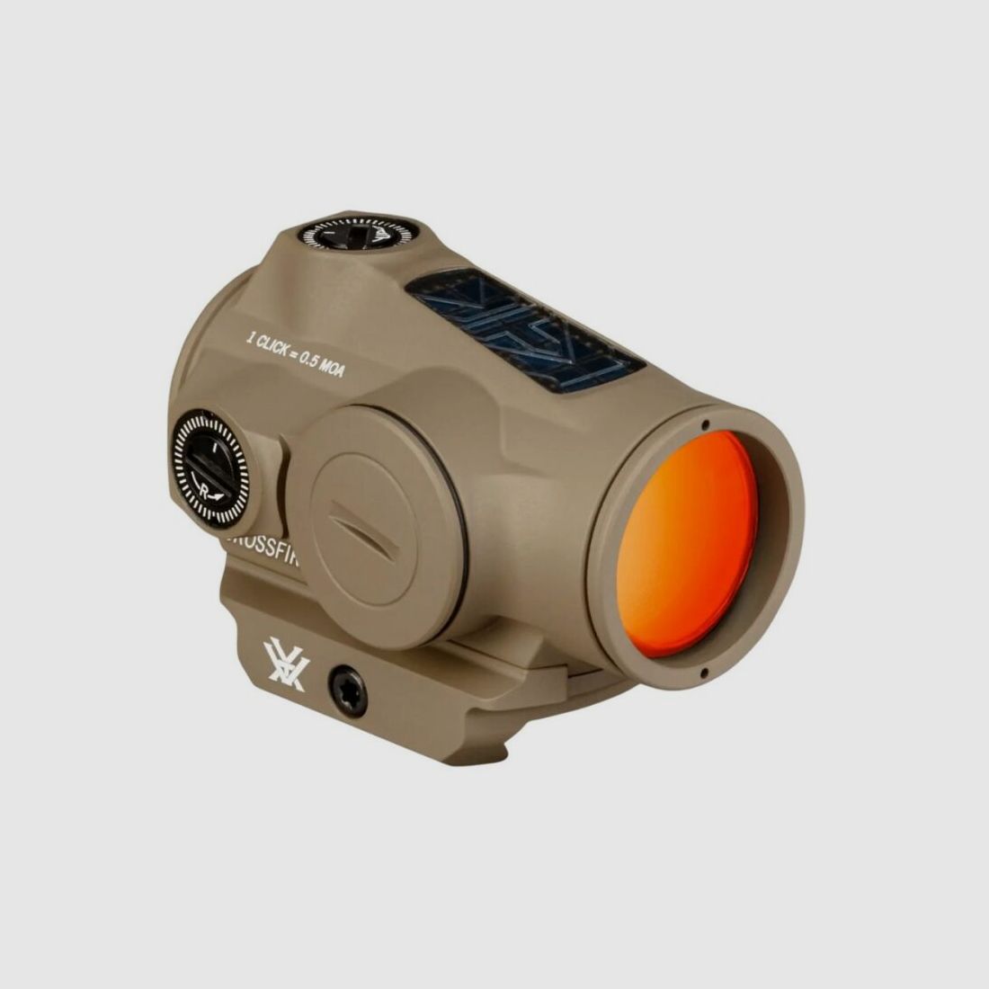 Vortex Crossfire II Red Dot 2MOA Solar TAN Mirino reflex, immagine 3 di 6