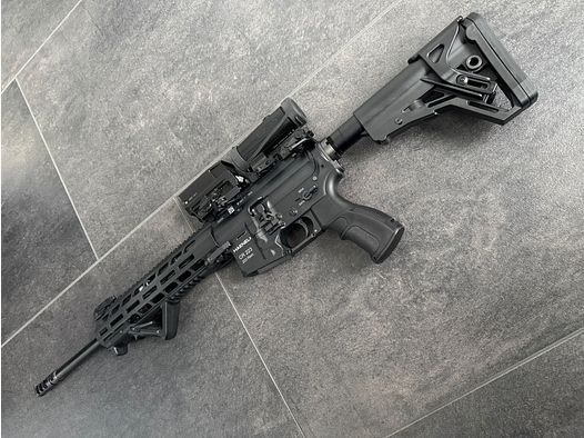HAENEL CR223  - 16,75"  -  schwarz - langer Handschutz