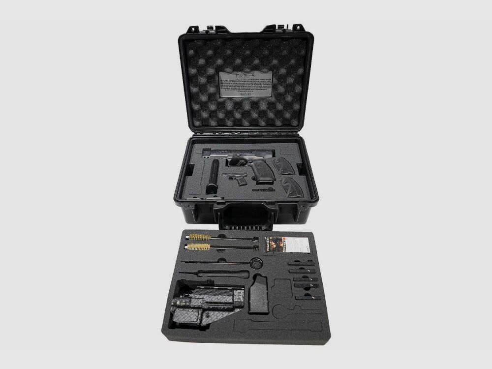 CANIK Superieure Vuurwapens CANIK SFx RIVAL-S ZWART SAO Stalen Frame 9 mm Luger Pistool