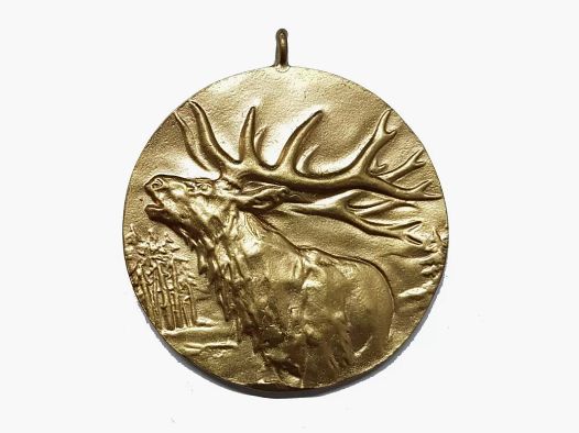 MEDAL ZA TROFEA Z WIZERUNKIEM BYKA ZŁOTO