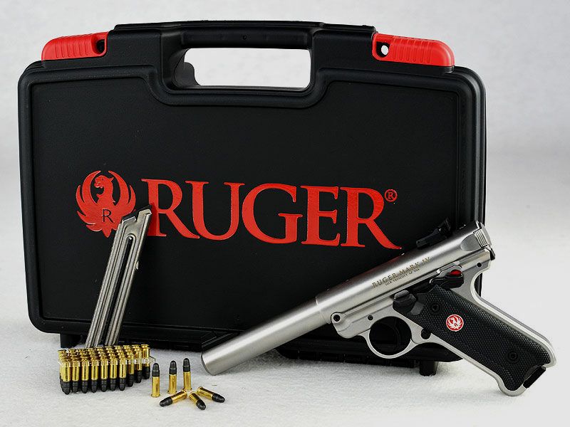RUGER	 Mark IV Target Stainless 5,5 Zoll