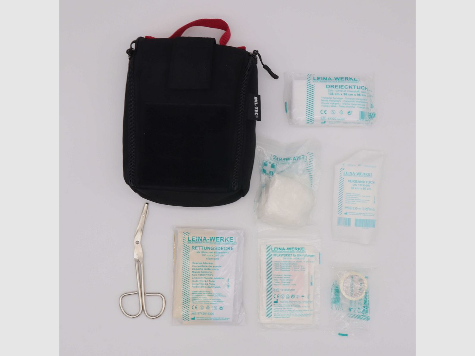 IFAK Pouch 25 pezzi. Taglio laser nero