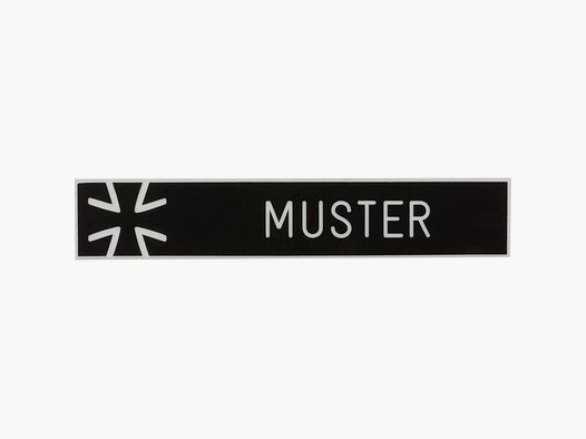 ASMC ASMC Étiquette avec Croix de Fer Noire