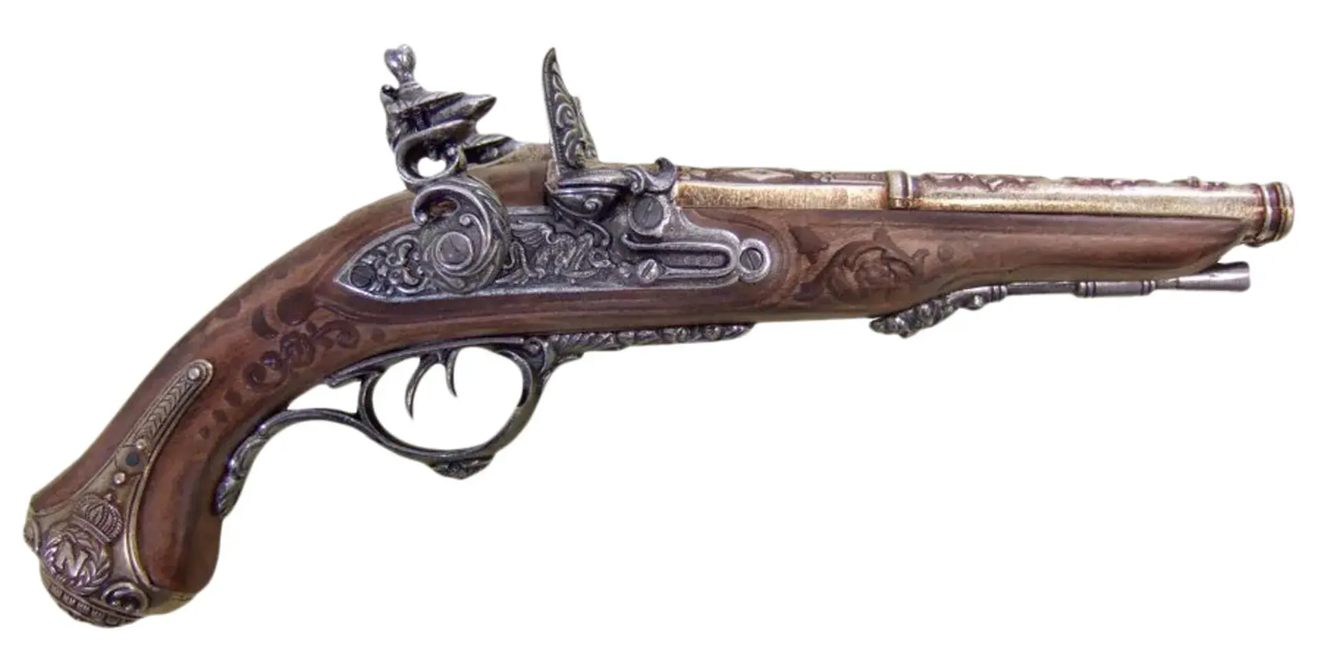 Dekorative Denix-Replik eines französischen Pistole mit 2 Läufen 1806 Napoleon-Pistole mit 2 Läufen, Bild 2 von 12