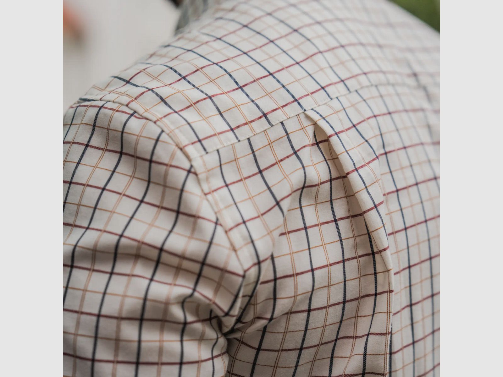 Seeland Jachtshirt Oxford (Classic Blue/Merlot Check)
