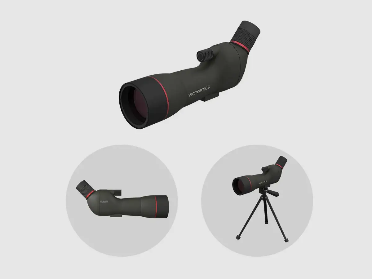 VictOptics SSSL02 20–60×70 Cannocchiale con Treppiede, immagine 1 di 4