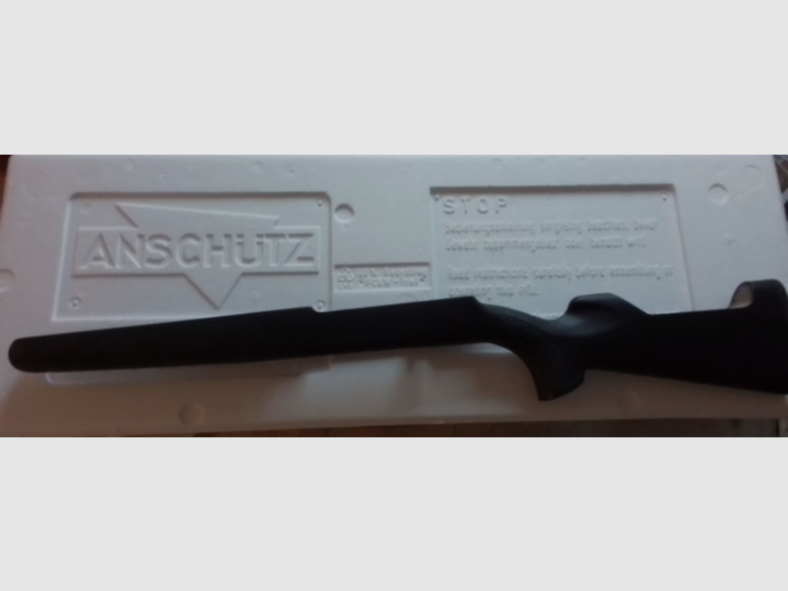 Anschütz Wechselschaft, schwarz bezogen