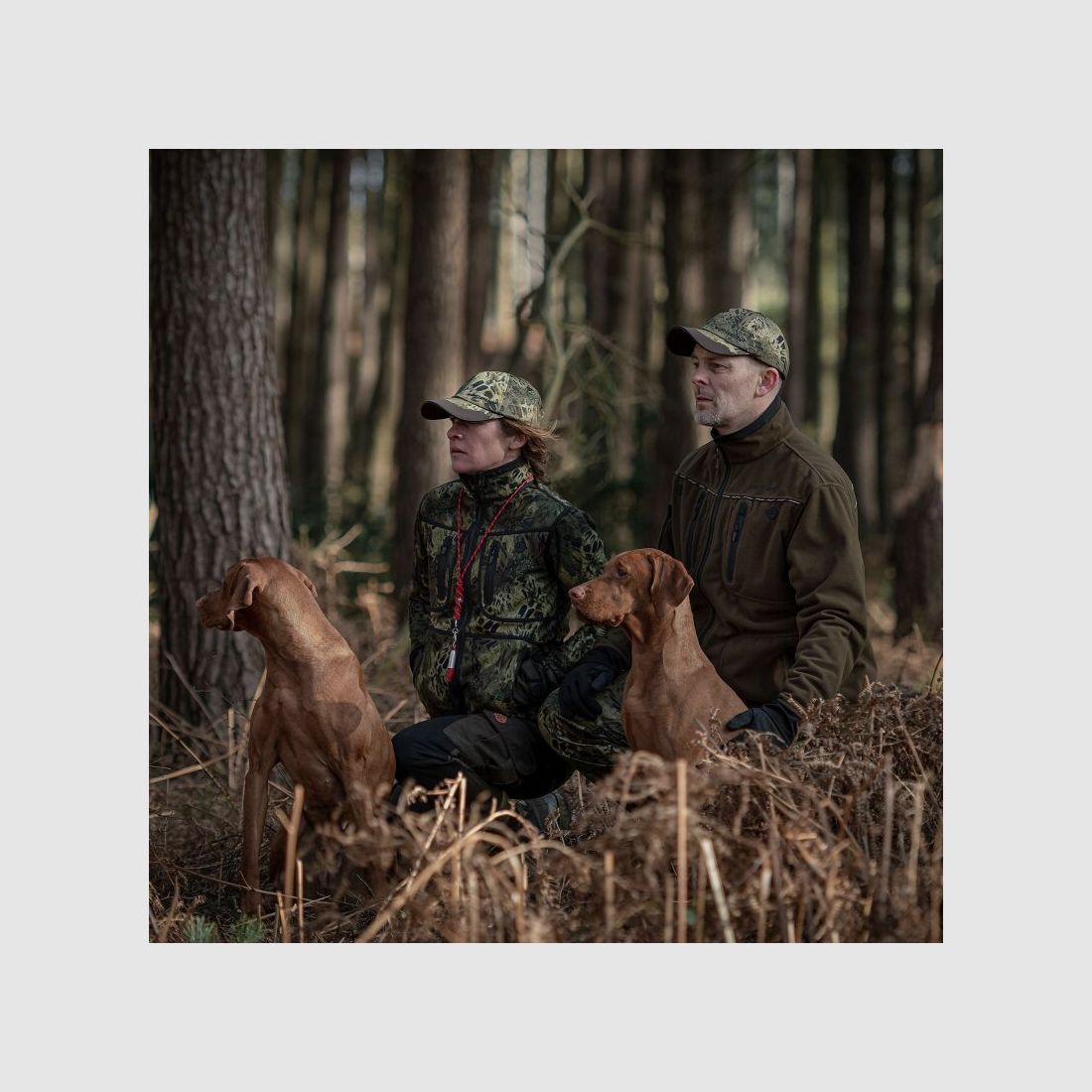 Shooterking Damen Softshell Jacke wendbar Woodlands camo-grün