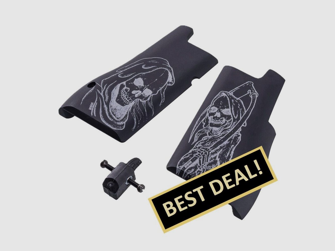Magnum Research Desert Eagle XIX aluminiowe okładziny chwytu Grim Reaper, zdjęcie 1 z 3