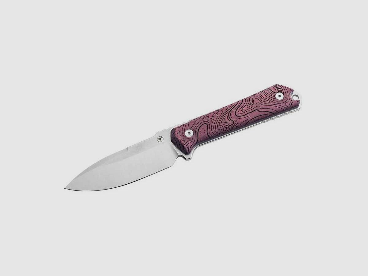 Fixed Blade Knives Kiboku Richlite Red Topo Benchmade