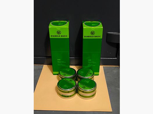 RWS Diabolos Basic 4,5mm 7,0gr 0,45g 500 piezas