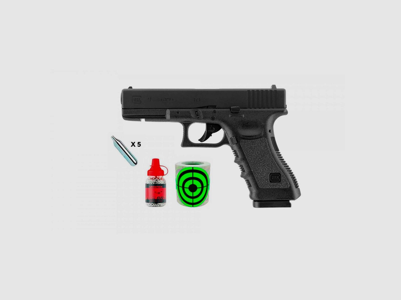 Glock 17 Pistol Set – cal. BBs 4.5 mm