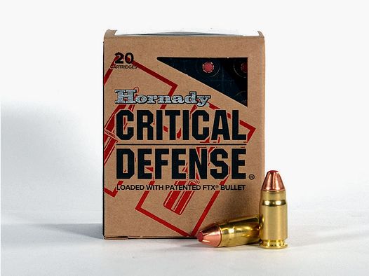 Hornady Critical DEFENSE FTX .357 SIG, 115 grs 1 Packung (20 Schuss á 1,695 €*)
