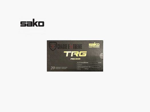 20 patronen SAKO Trg Precision 6.5 Creedmoor 136 Gr