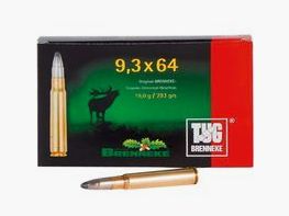 Box of 20 Brenneke cartridges cal. 9.3×64 bullet TUG 293 grains
