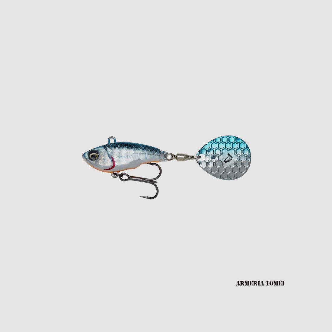 SAVAGE GEAR – FAT TAIL SPIN 6.5cm/16g Sinking BLUE SILVER