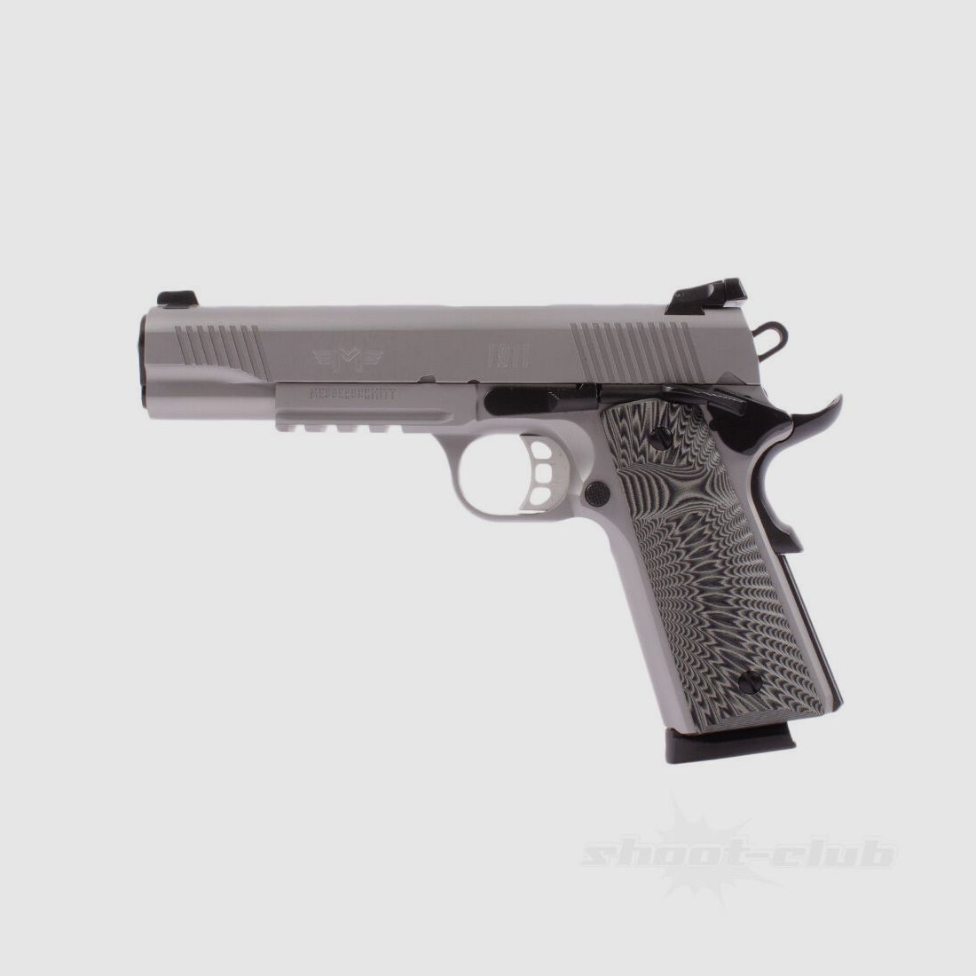 Messerschmitt ME 1911 Pistole Silber