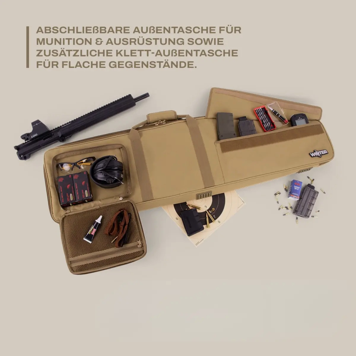 Winter wapen tas Dune 110 cm