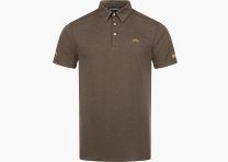 Herren Competition Polo Shirt Dunkelbraun Dunkelbraun M
