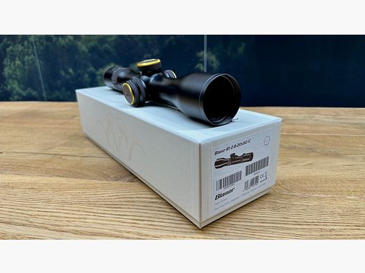 Zielfernrohr Blaser B1 2.8-20x50 iC Custom / Abdeckkappen Gold / mit Schiene