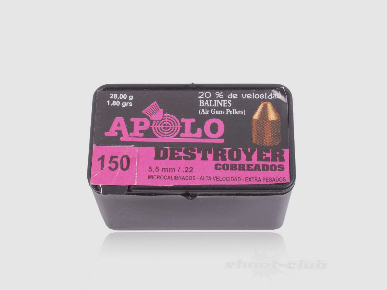 Apolo	 Apolo Destroyer Diabolos 5,5mm / 1,80 g / 150 Stk