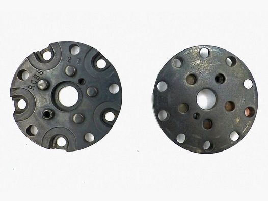Shell Plate RCBS per pressa a 5 stazioni, nuovo #01, 18, 27 **LIQUIDAZIONE** da 22.-