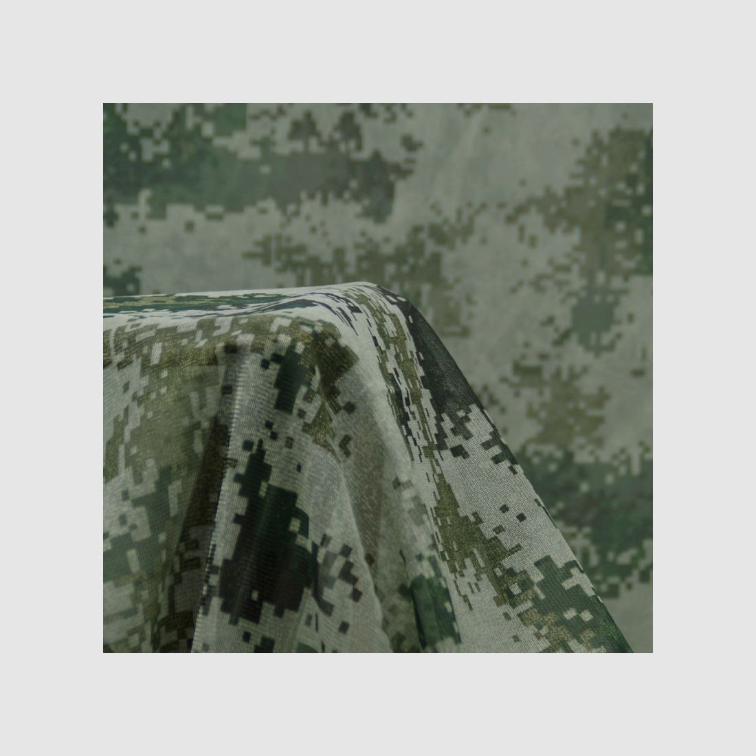 Militärgrüne Camouflage-Stoff, Bild 3 von 3