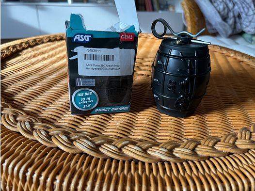 ASG Storm 360 Airsoft Impact Handgranate GEN3 schwarz