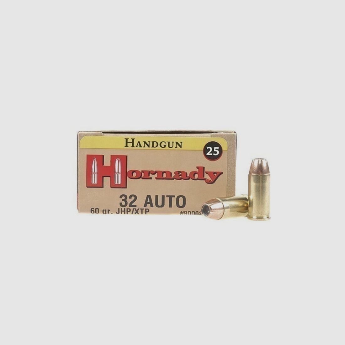 Hornady Custom .32 ACP 60GR XTP 25 cartridges