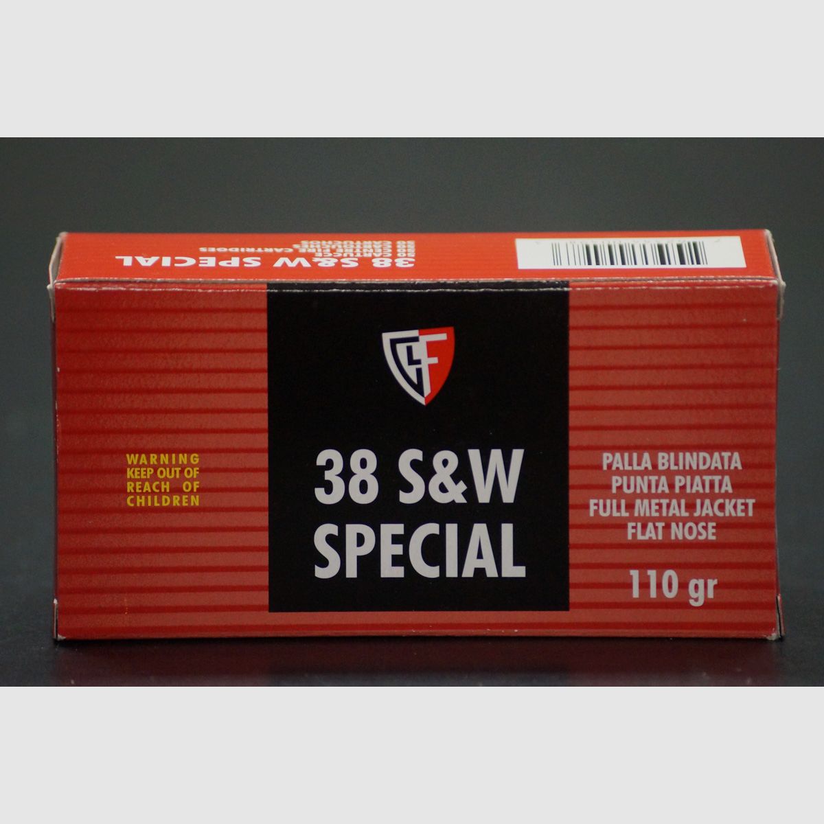 Fiocchi 38 Special FMJFN 110 grs