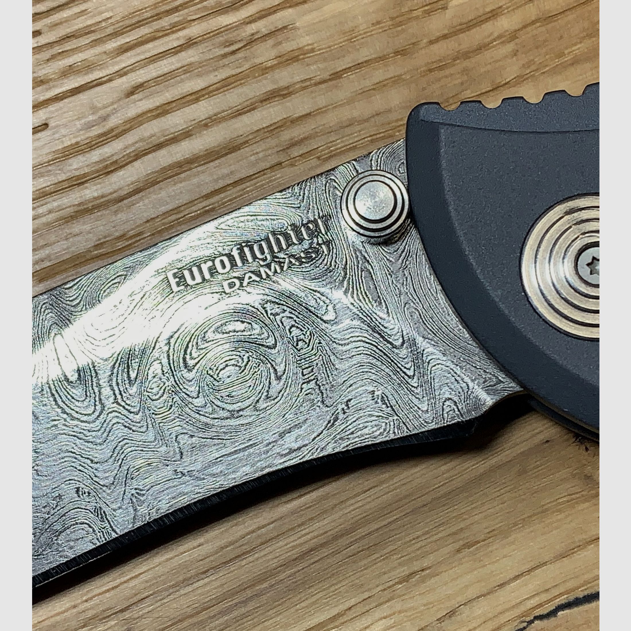 BÖKER DAMAST EUROFIGHTER TASCHENMESSER 