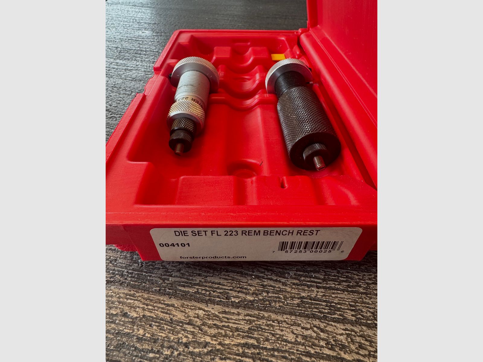 Forster – Benchrest-Matrizensatz – .223 Rem – 2-teilig – volle Länge