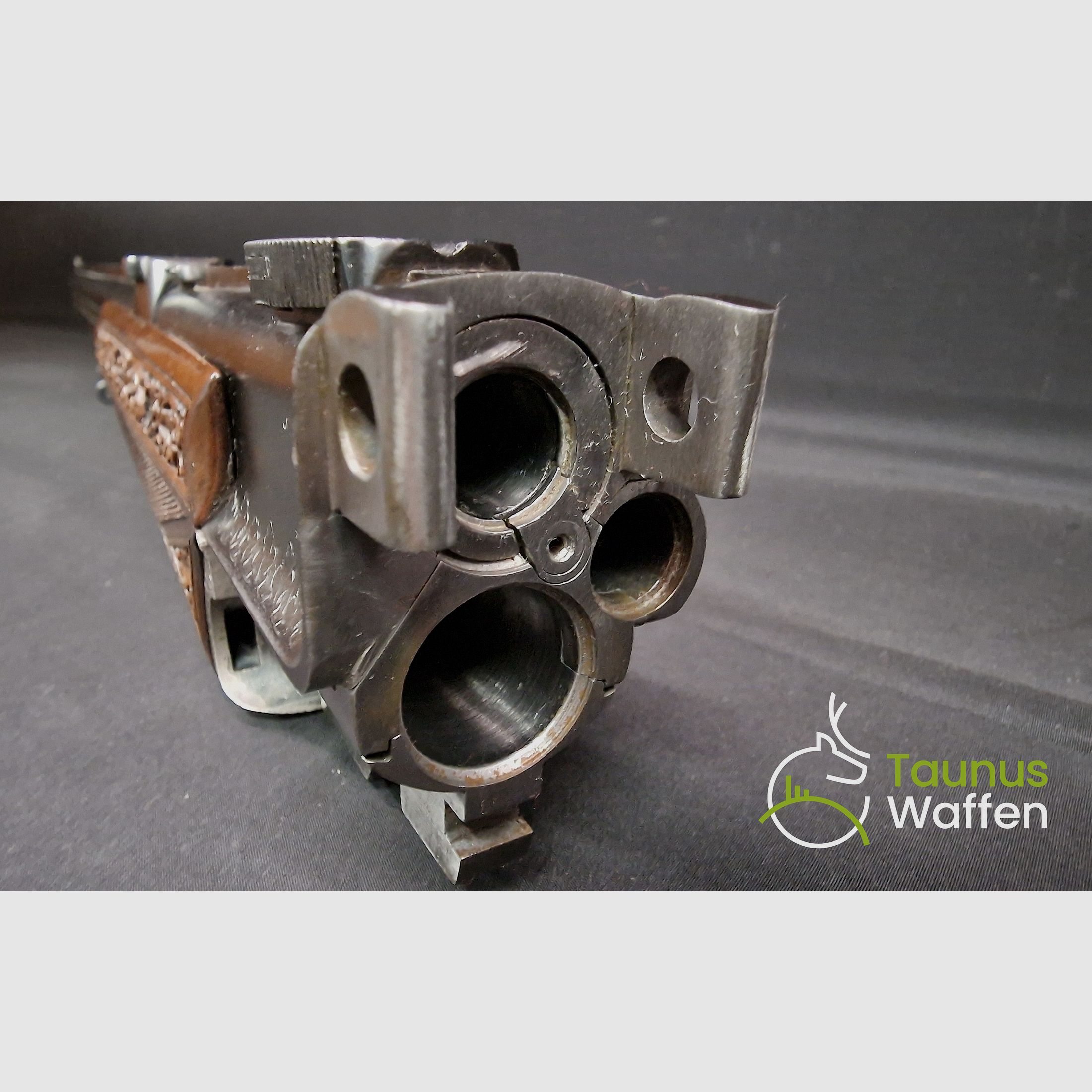 Triumphdrilling Bockdrilling Josef Just Ferlach z Bockdoppelbüchswechsellauf taunus-waffen.de