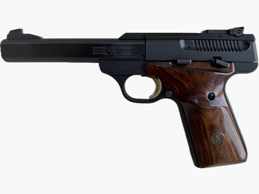 Browning Buck Mark Wood Laminate Pro Target 5 1/5″ .22 lr – Hochwertige Sportpistole