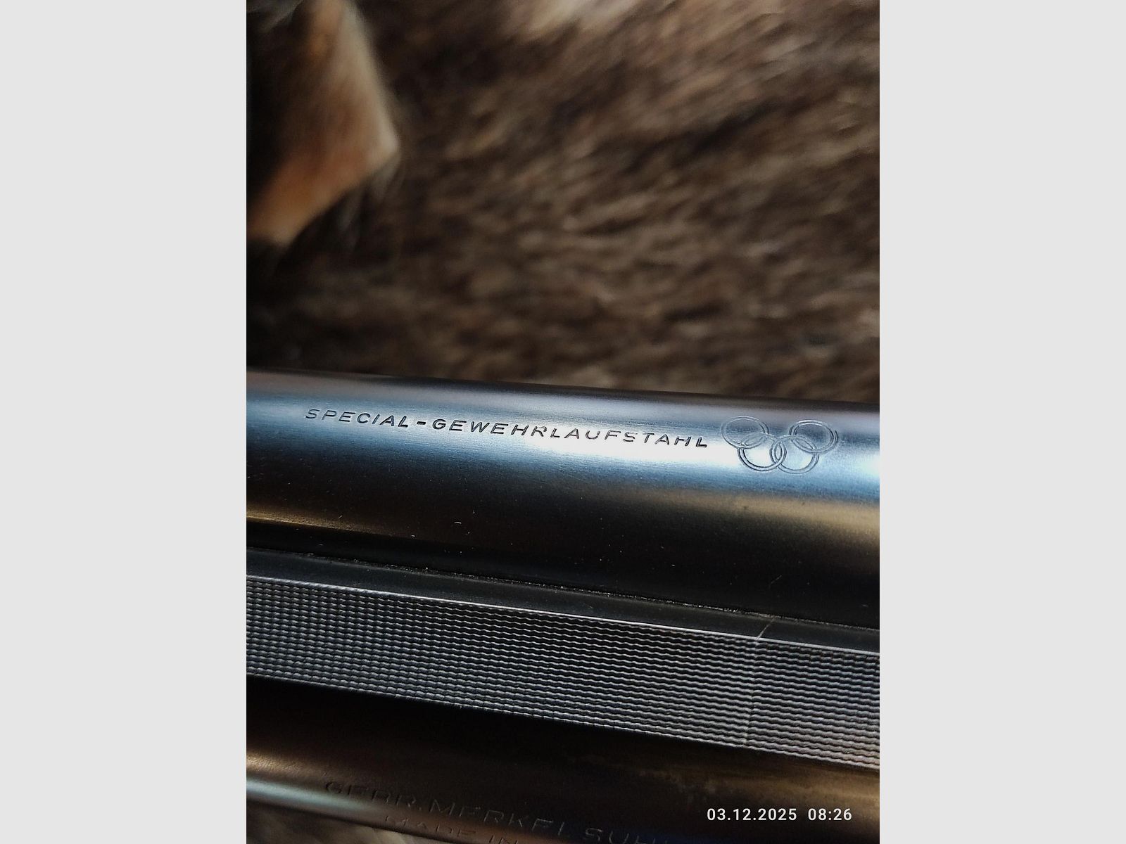 Fucile doppietta Merkel 12/70