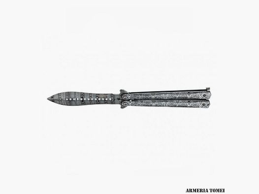 COUTEAU – COUTEAU PAPILLON DAMAS GRIS
