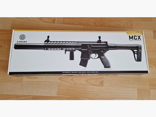 Sig Sauer MCX 4,5mm Diabolo Co2 Gewehr, komplett OVP nie benutzt mit Rechnung vom 12.2023
