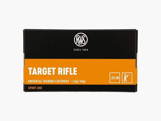 RWS .22LR TARGET RIFLE 2.6G 40GR BTE50