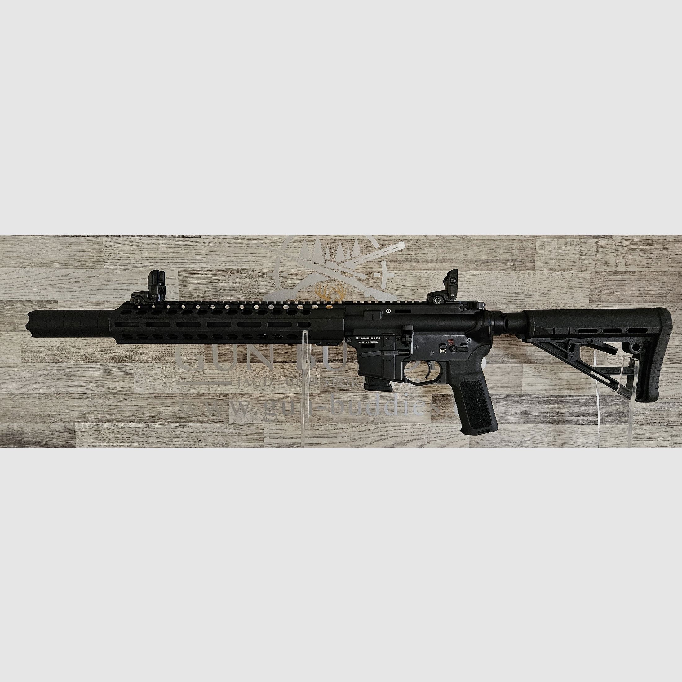 Schmeisser AR15-9 SD S4F 10" Kal. 9mm Luger mit Integral-Schalldämpfer - Neuware vom Fachhandel