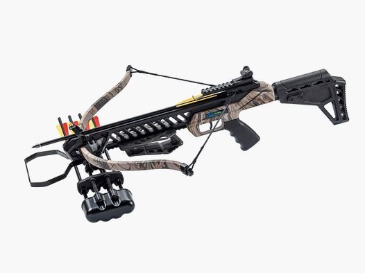 Recurve Armbrust Man Kung MK-XB27 Hound 175 Ibs camo inklusive Red Dot und ZubehĂ¶r (P18)